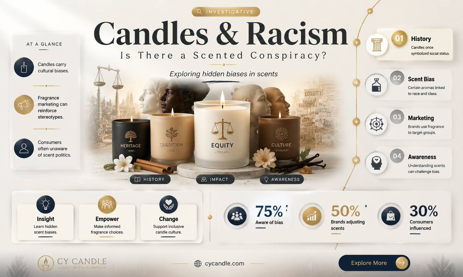 are candles racist