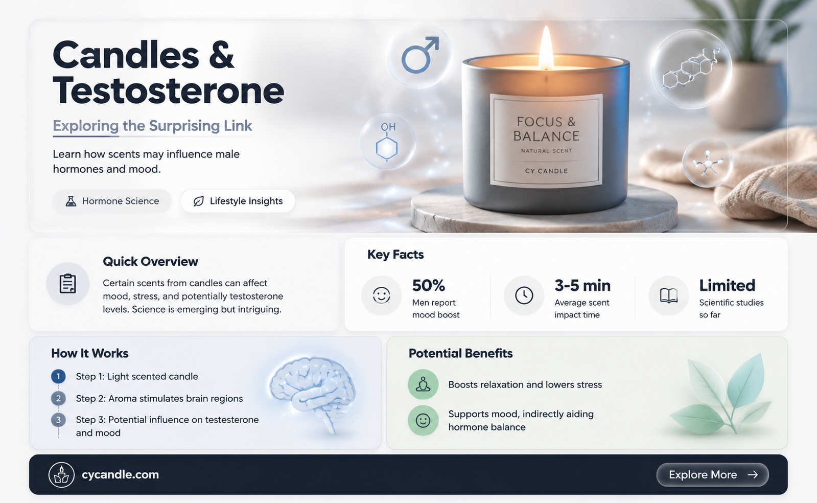 are candles bad for testosterone
