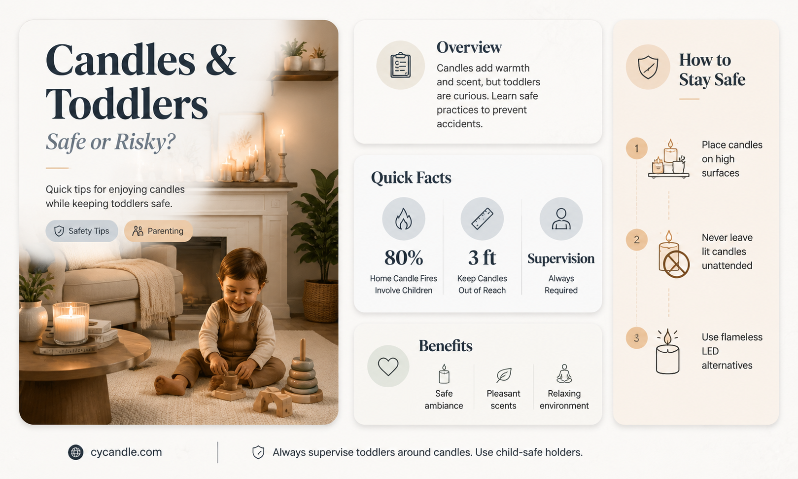 are candles bad for toddlers