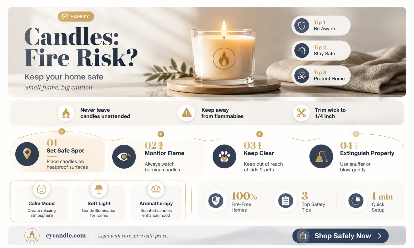 are candles considered dangerous goods
