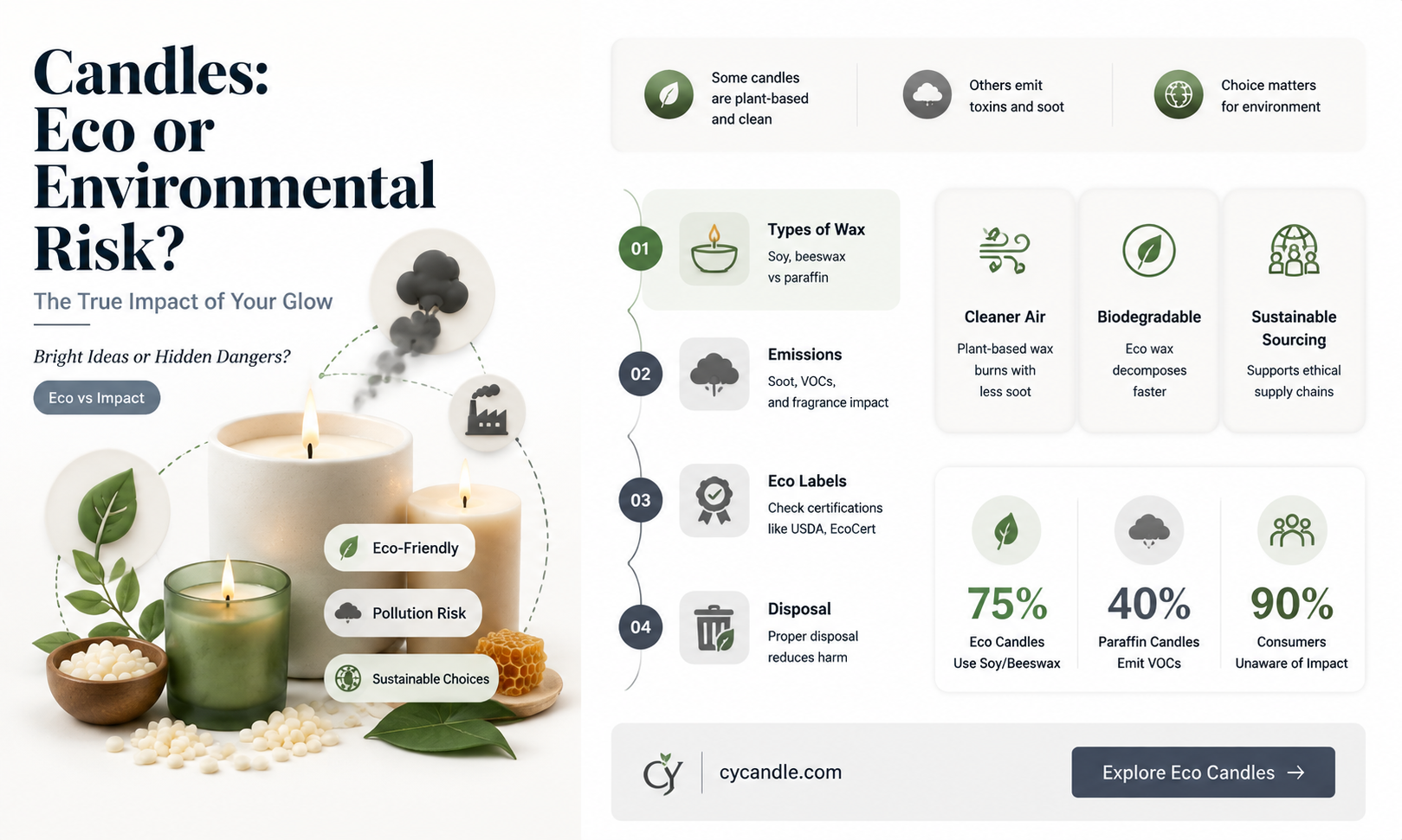are candles bad for environment