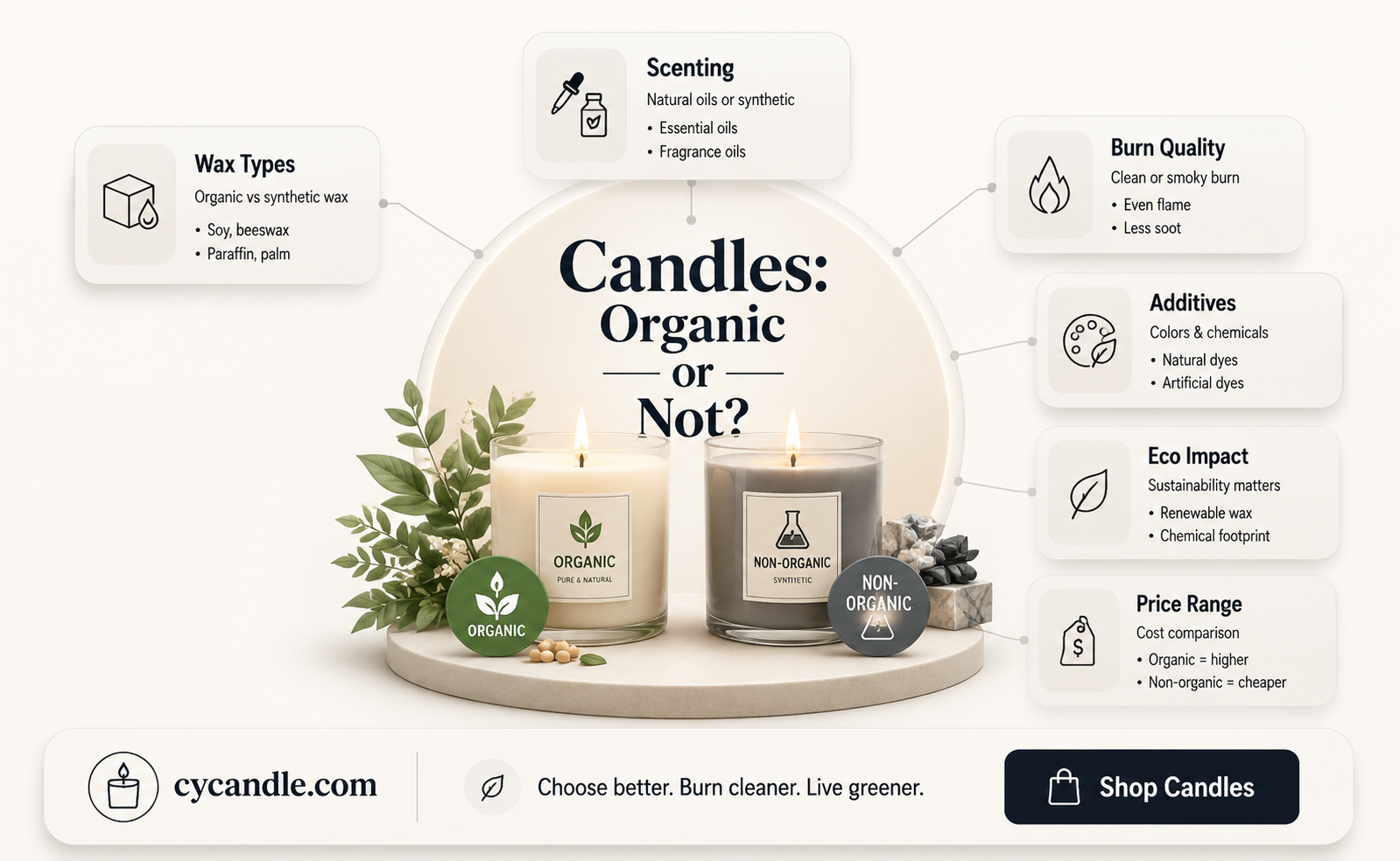 are candles organic