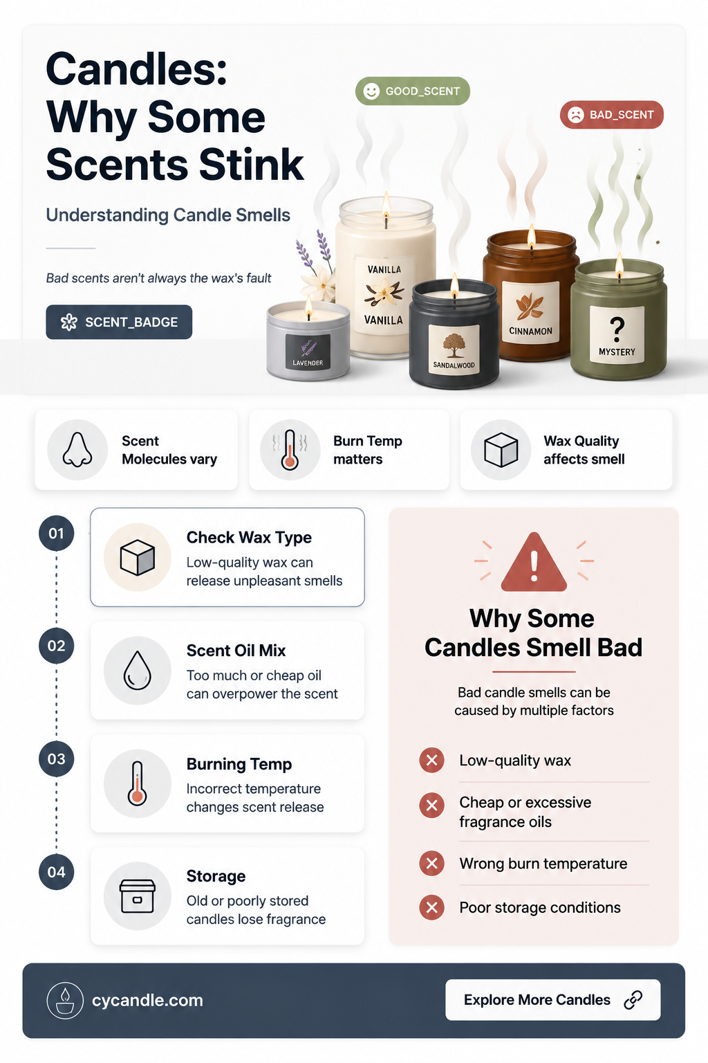 are candles smells bad