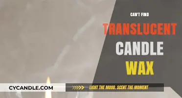 Where to Find Translucent Candle Wax: A Comprehensive Guide