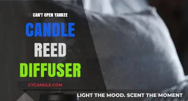 Troubleshooting Yankee Candle Reed Diffuser: Quick Fixes for Stuck Bottles
