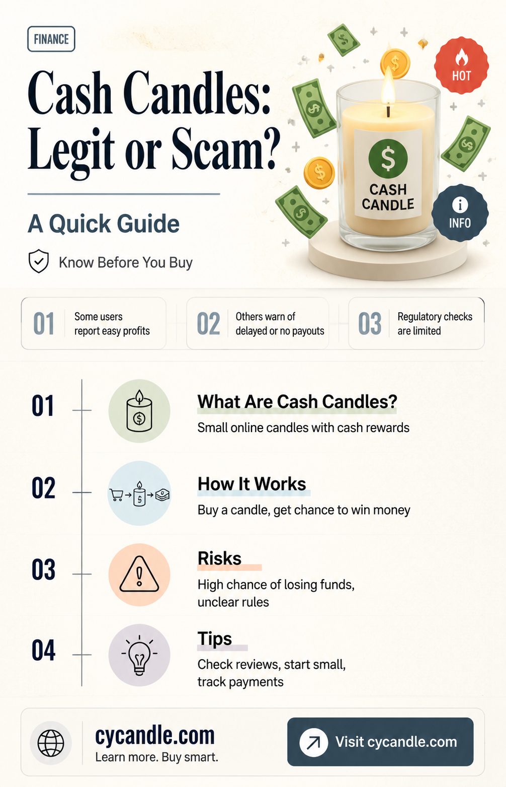 are cash candles legit