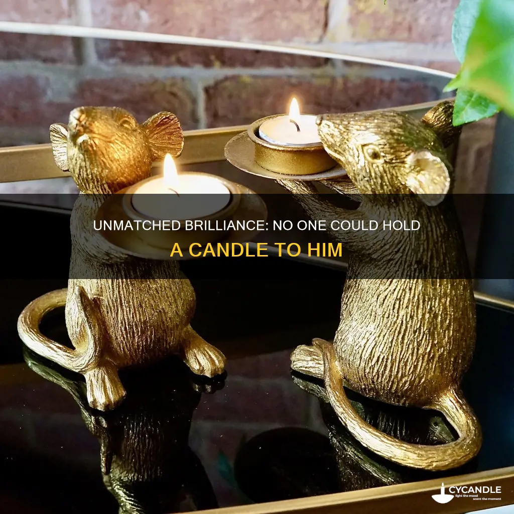 could hold a candle to him