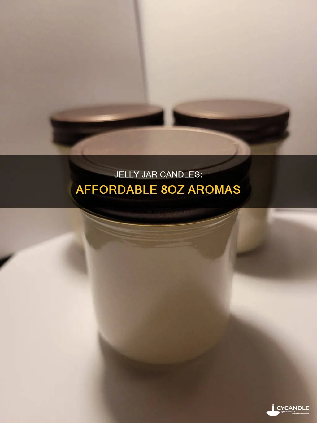 could price for 8oz jelly jar candle