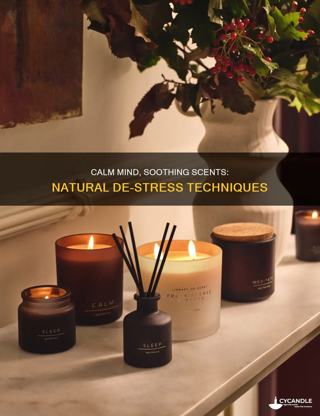 de-stress candle free