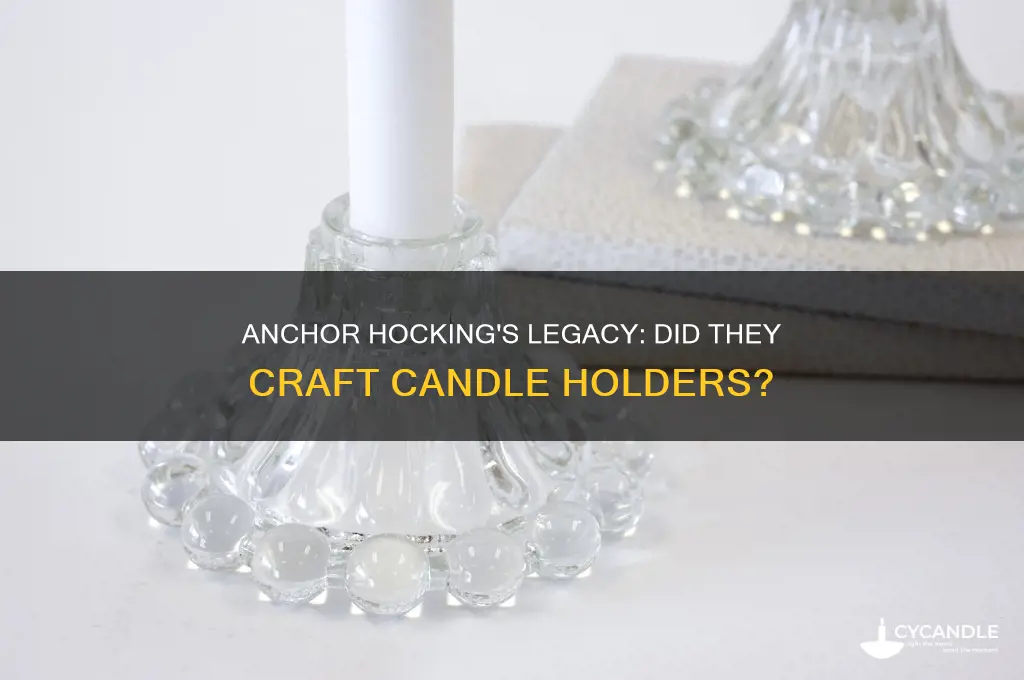 did anchor hocking make candle holders
