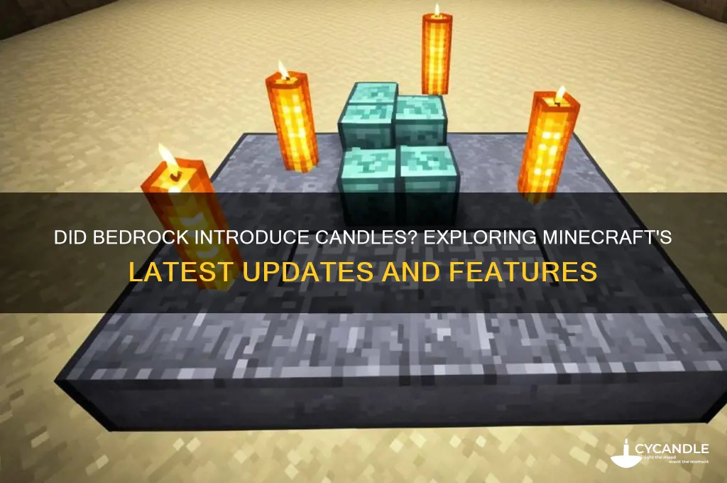 did bedrock get candles