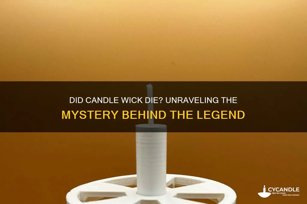 did candle wick die