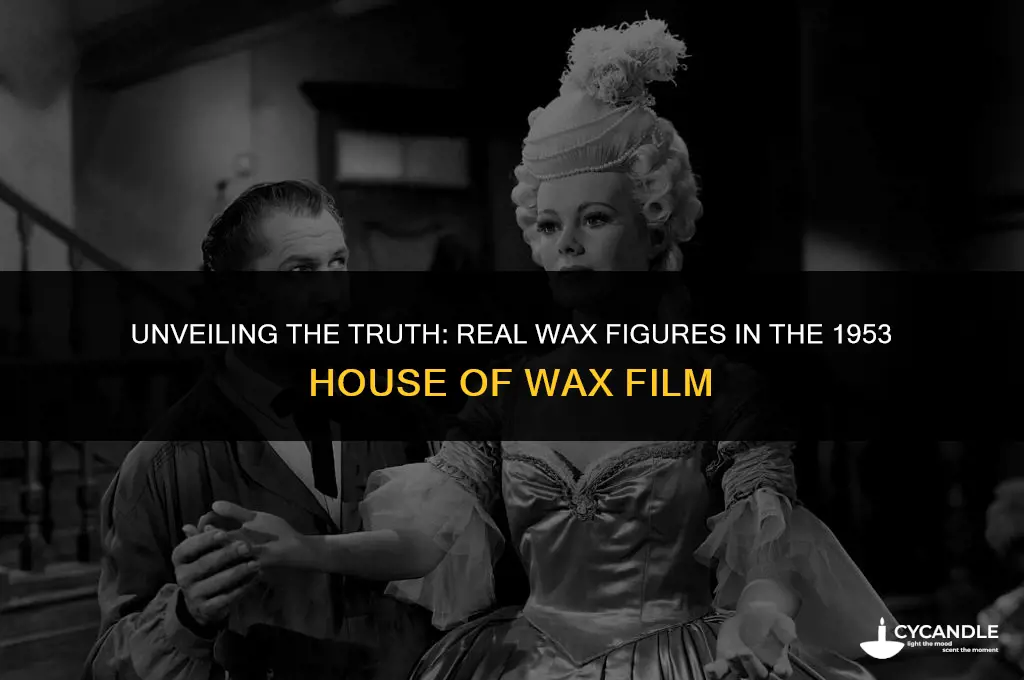 did house of wax 1953 film use real wax figures