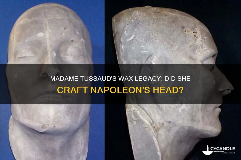 did madame tussaud make wax head of napoleon