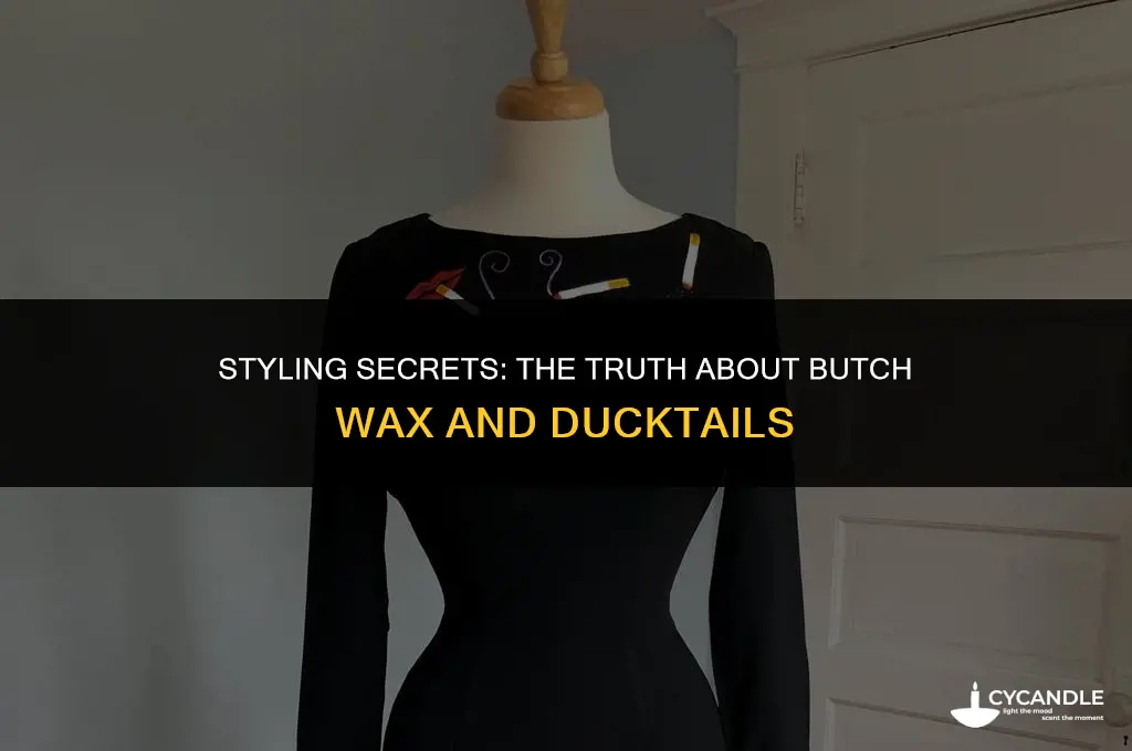 did men use butch wax for ducktails
