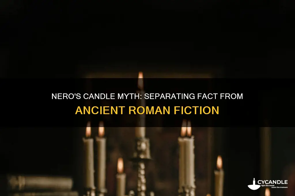 did nero really burn people as candles