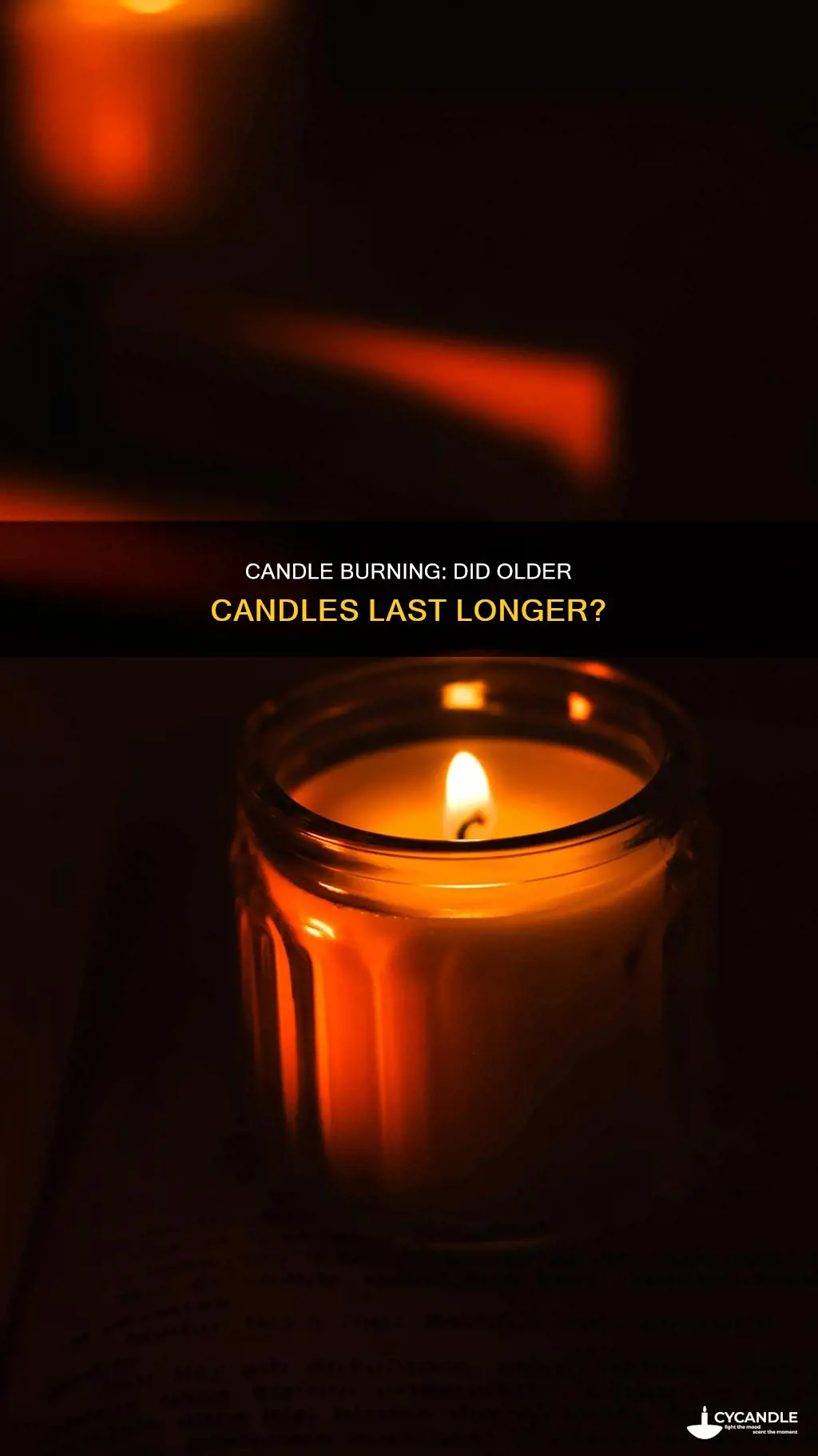 did older candles last longer