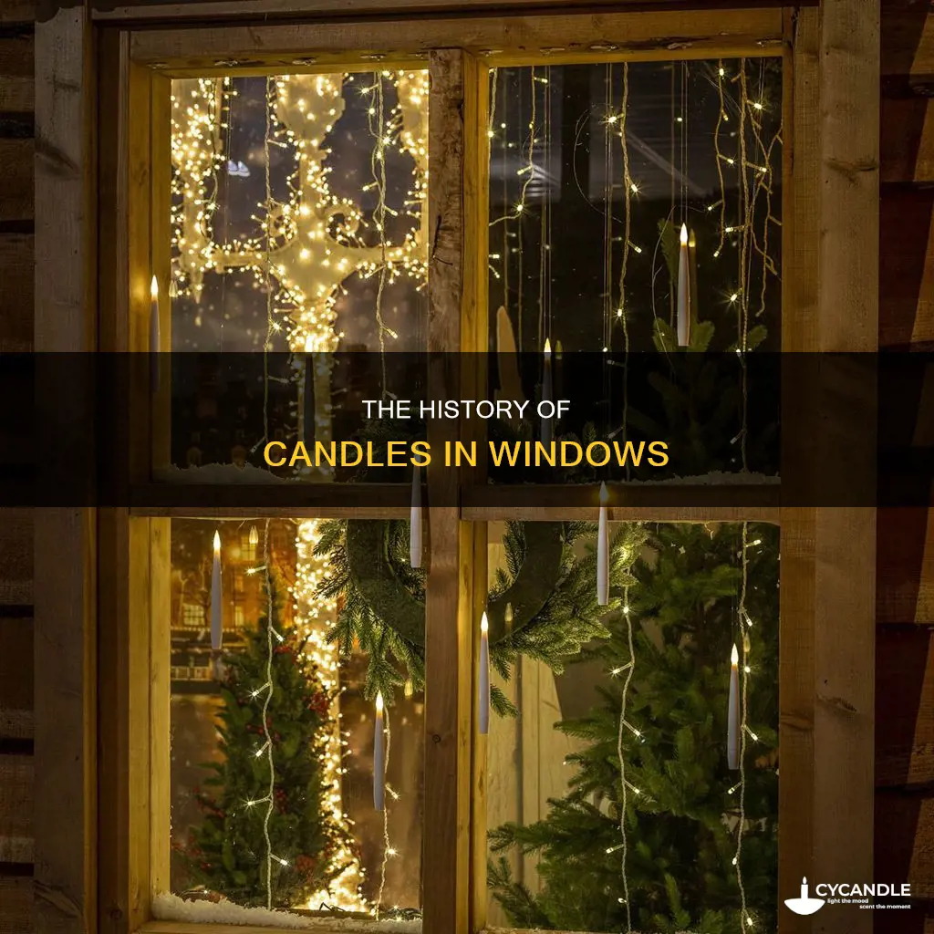 did people have real candles in their windows