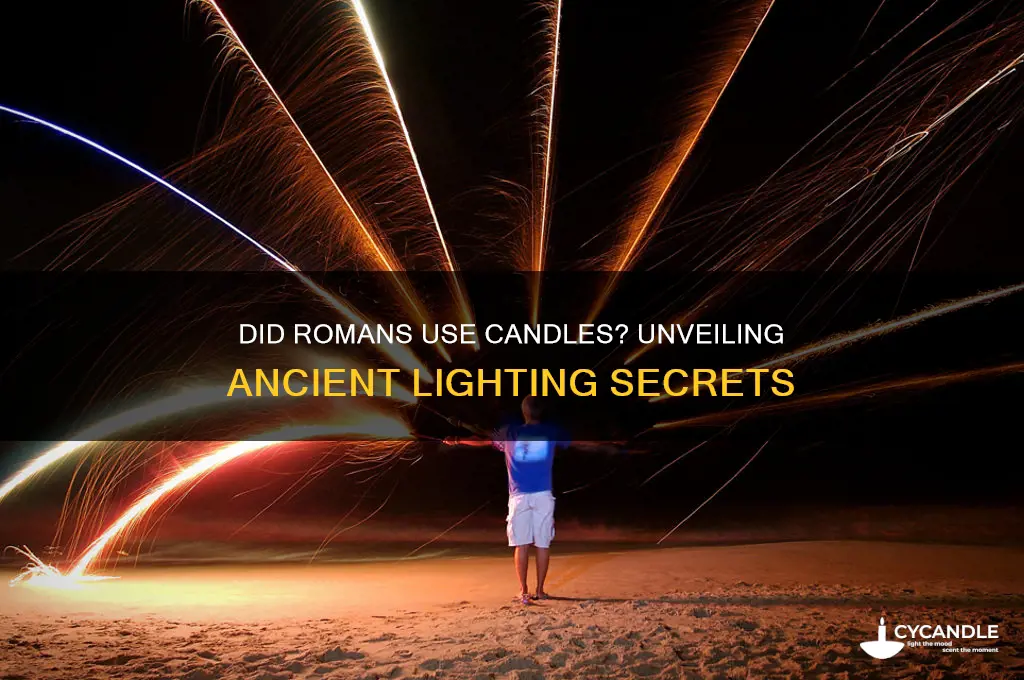did romans use candles