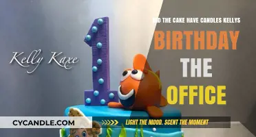 Did Kelly's Birthday Cake Have Candles?