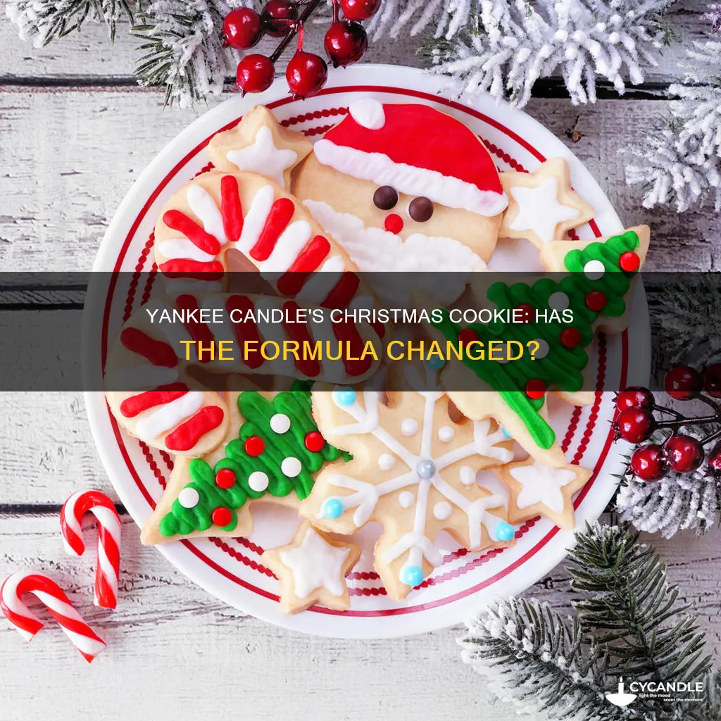 did they change the formula for yanker candle chrsitmas vookie