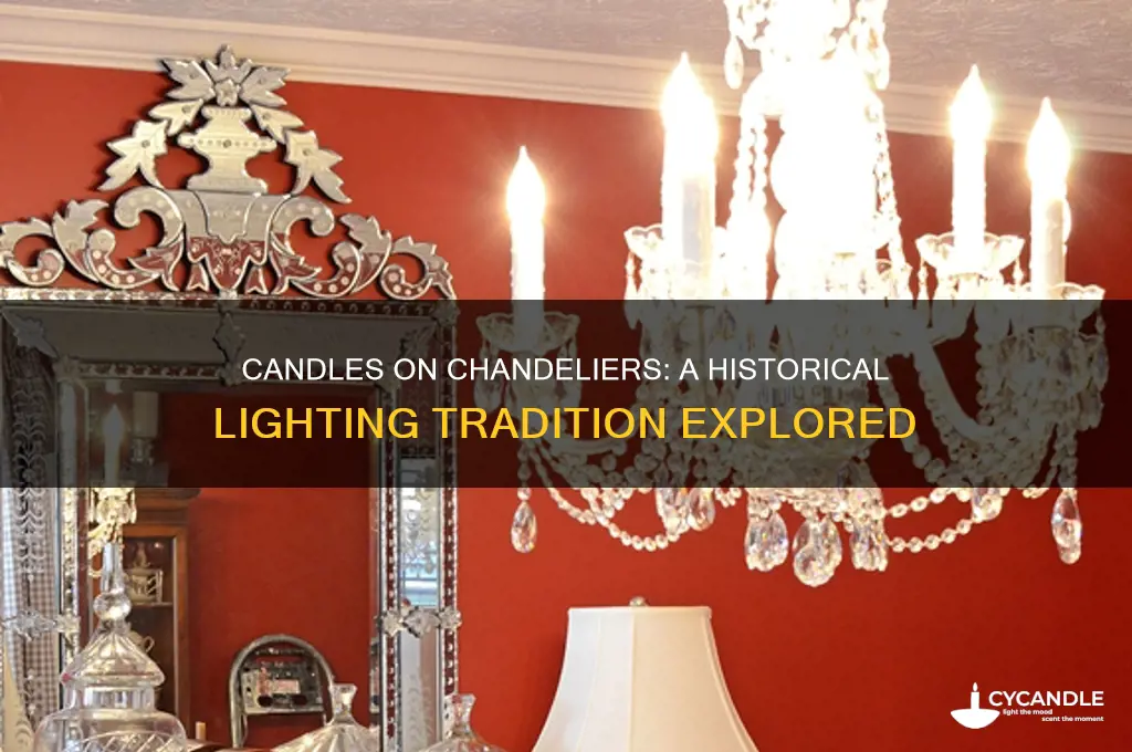 did they ever put candles on chandeliers
