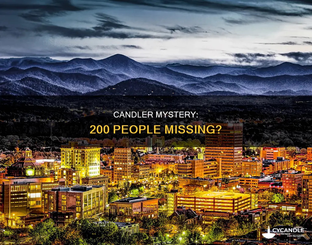 did they find 200 people in candler nc