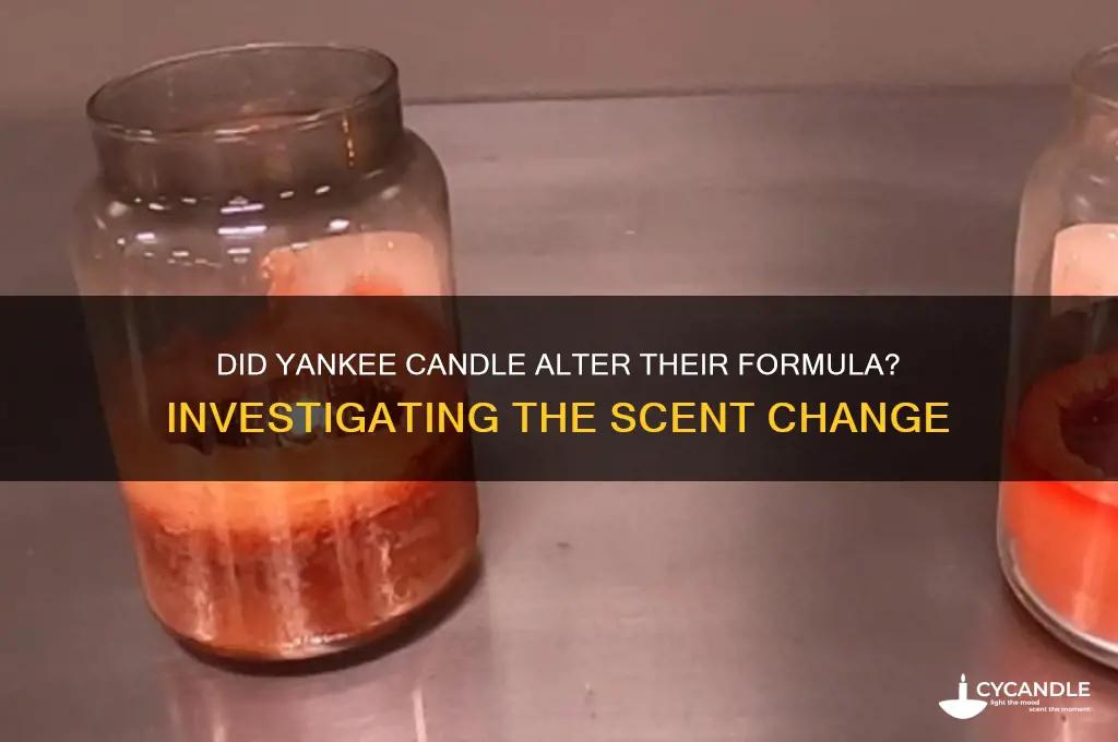 did yankee candle change their formula
