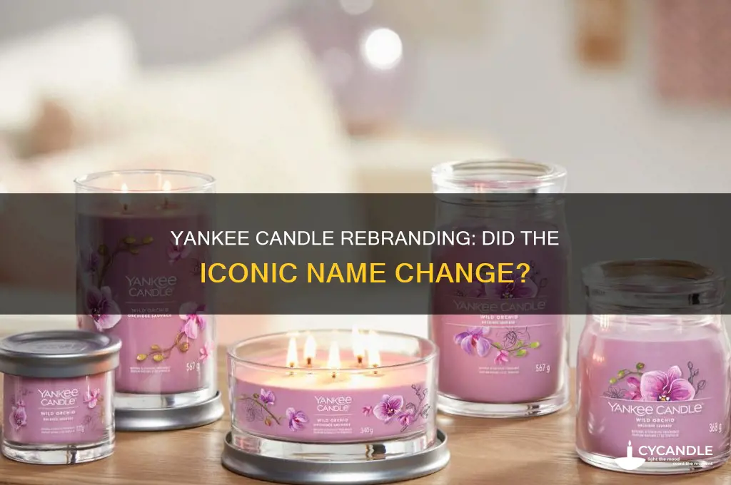 did yankee candle change their name