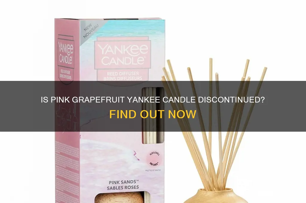 did yankee candle discontinue pink grapefruit