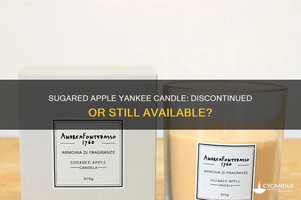 did yankee candle discontinue sugard apple