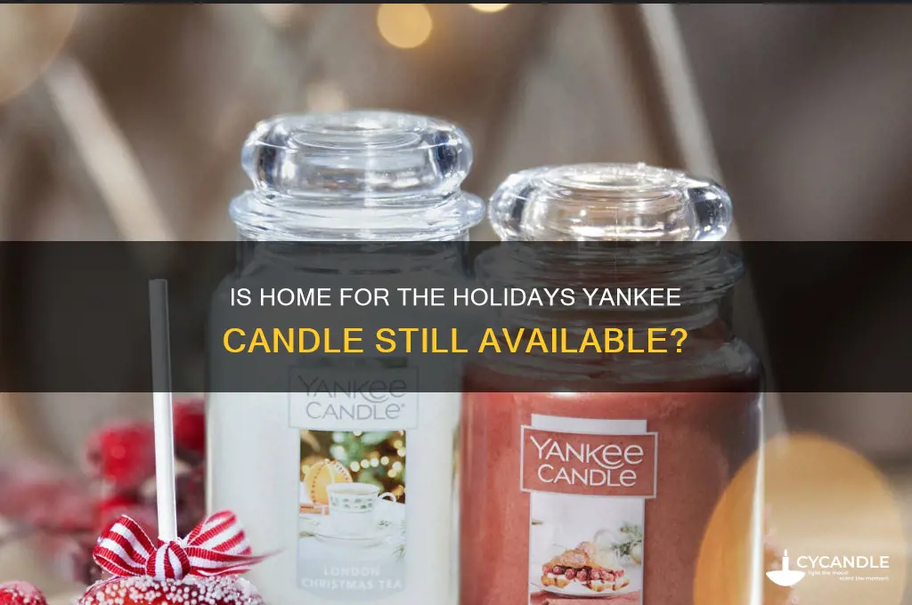 did yankee candle discontinued home for the holidays