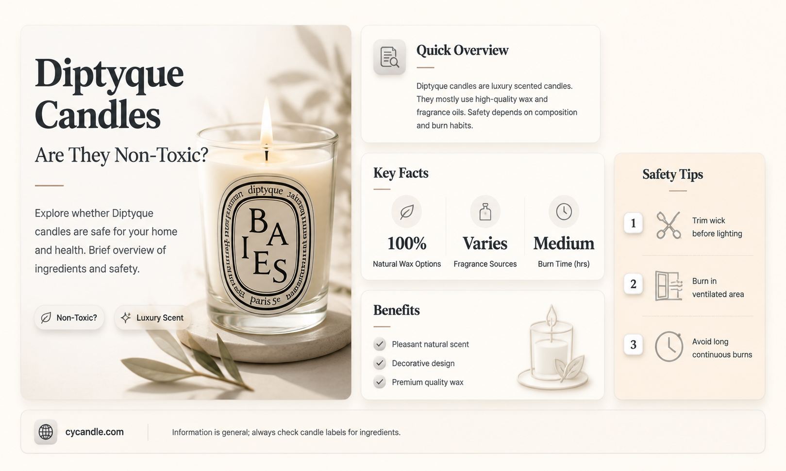 are diptyque candles non toxic