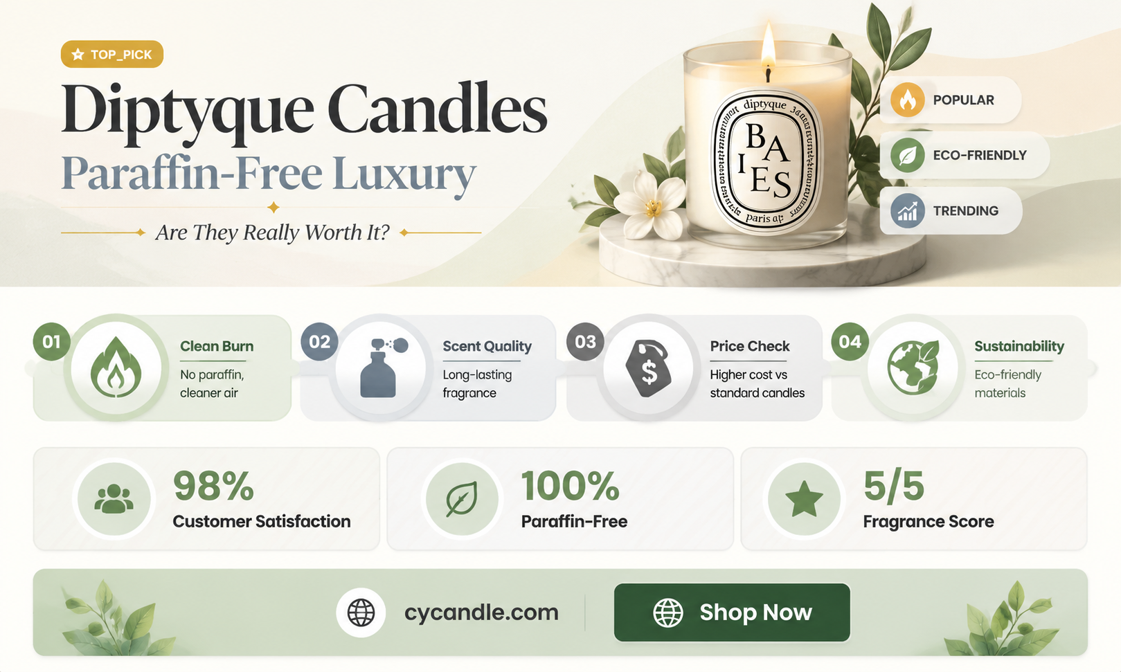 are diptyque candles paraffin