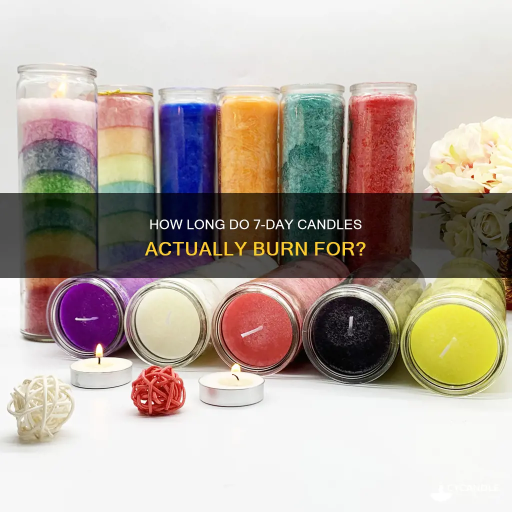 do 7 day candles go out on their own