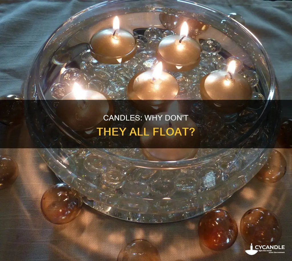 do all candles float in water