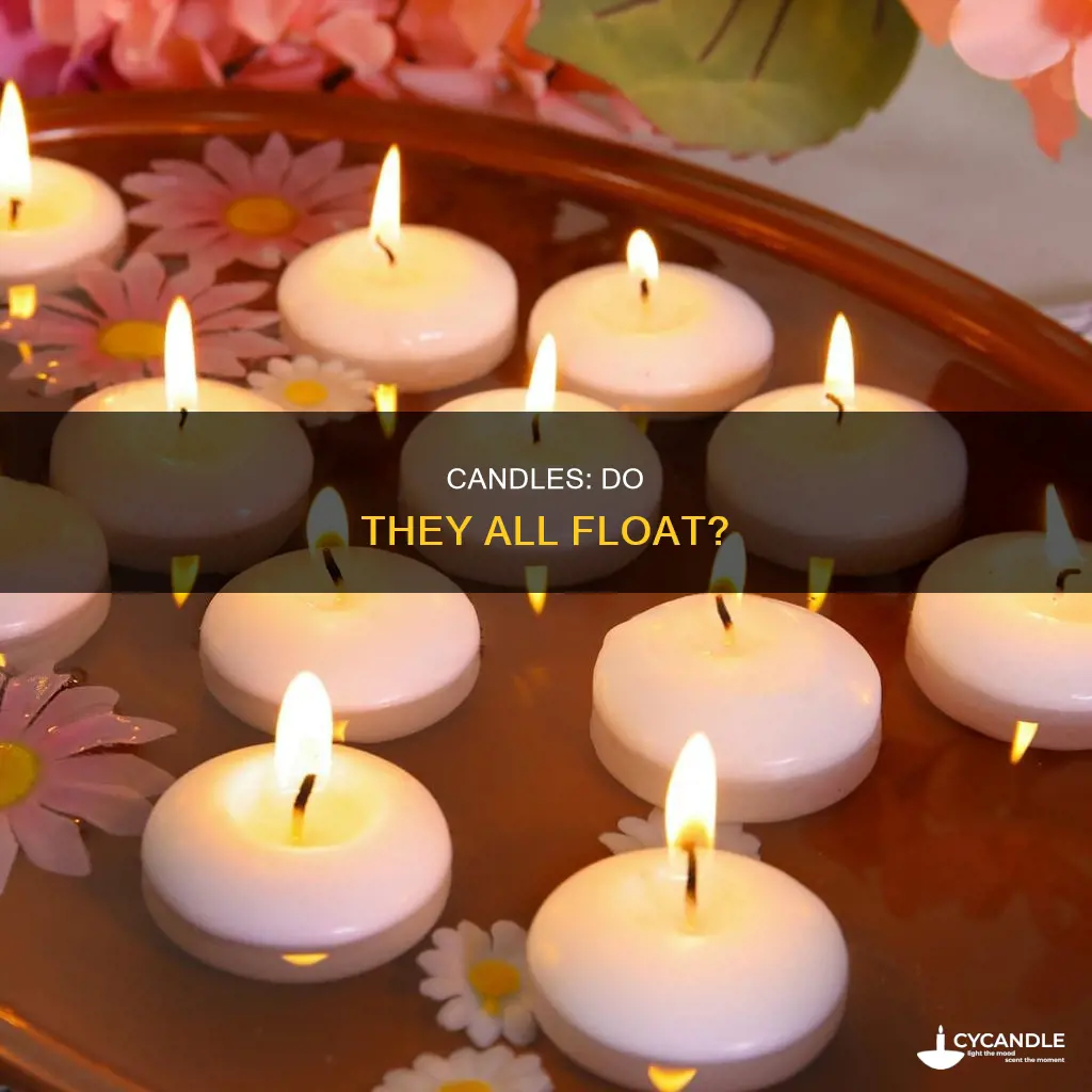 do all candles float