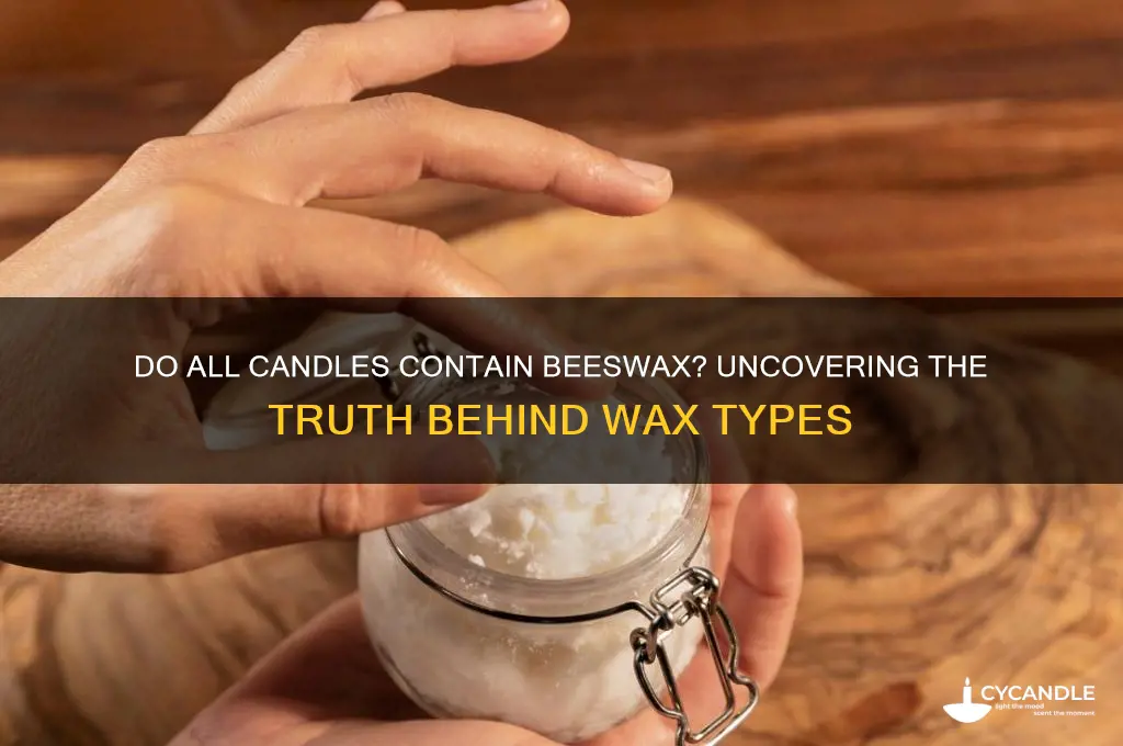 do all candles have bees wax