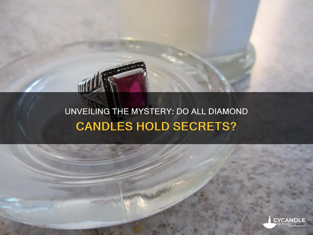 do all diamond candles have a reveal code