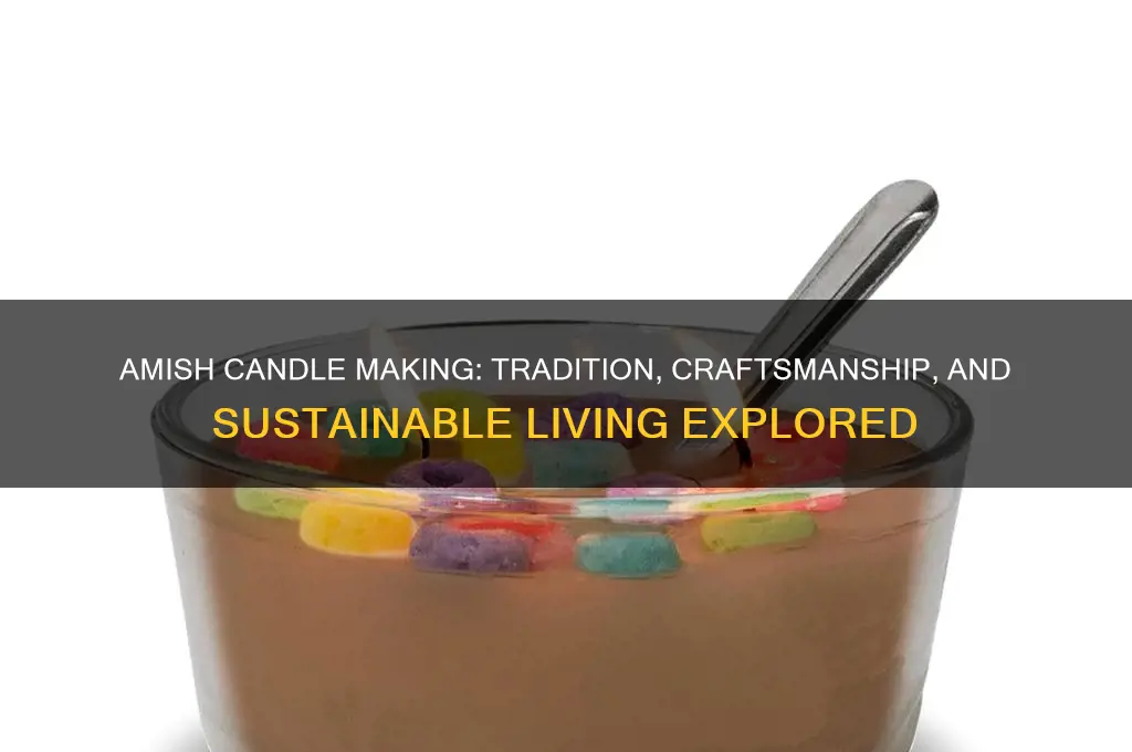 do amish people make candles