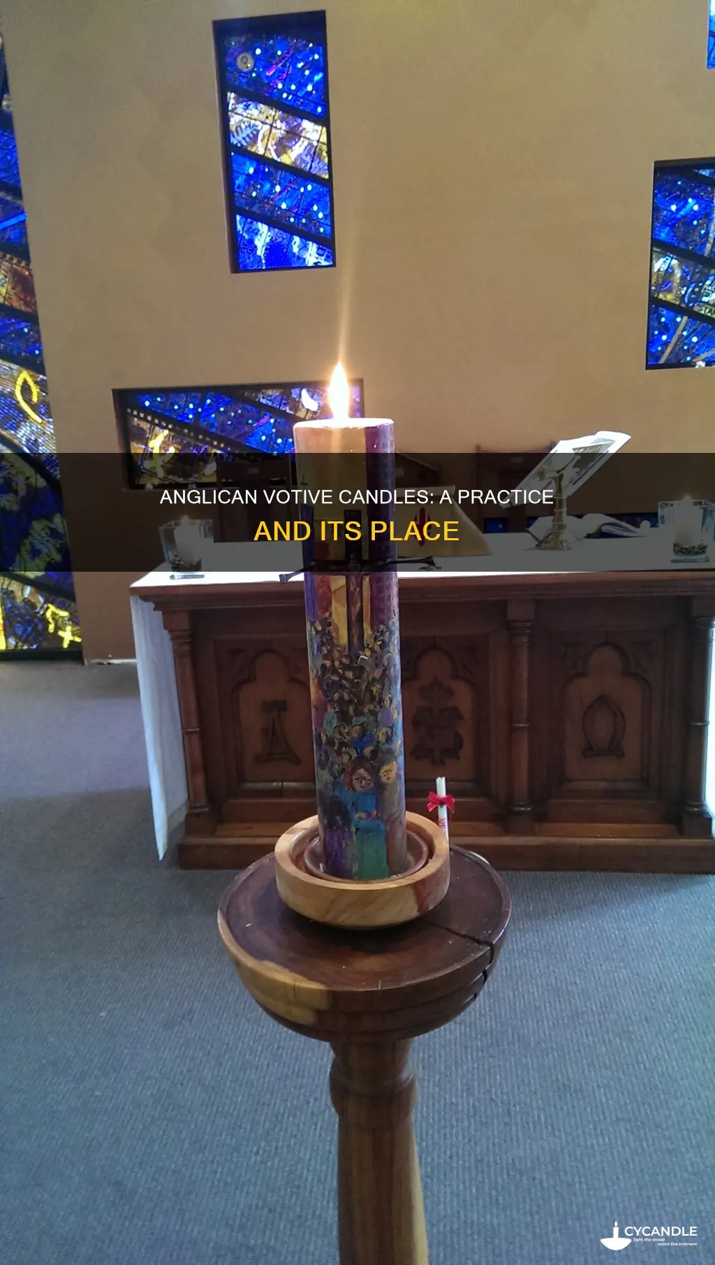do anglican churches have votive candles