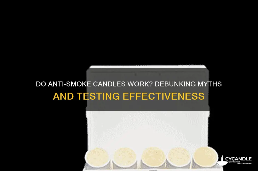do anti smoke candles work