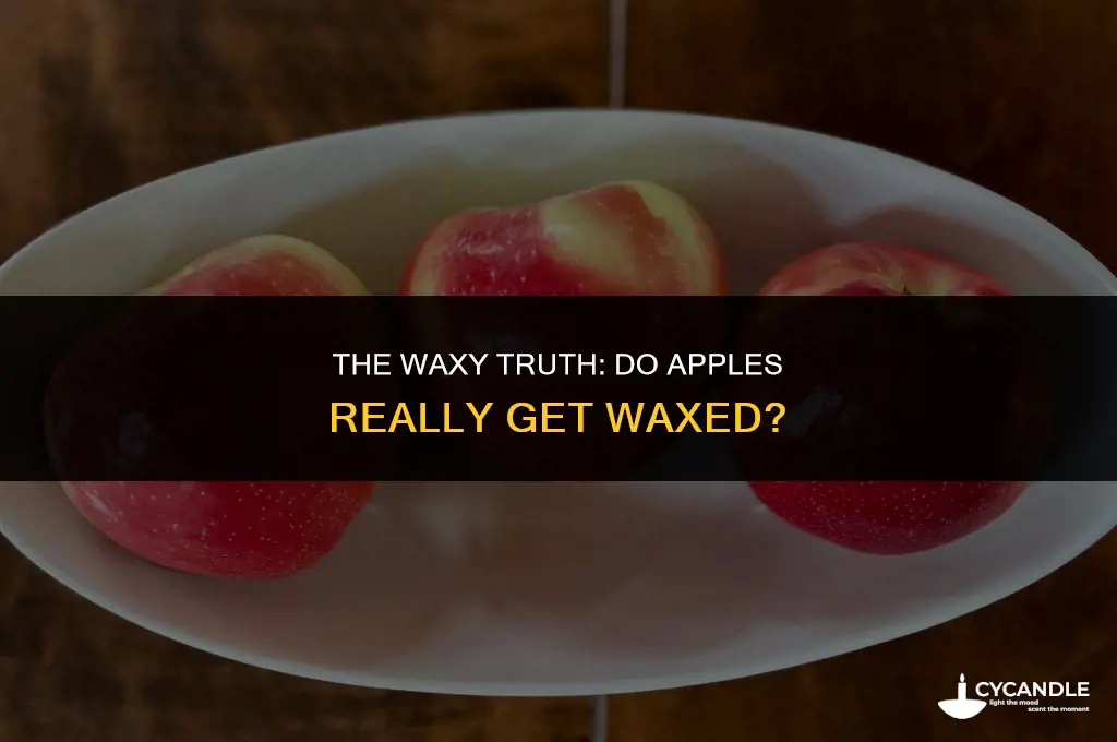 do apples get waxed