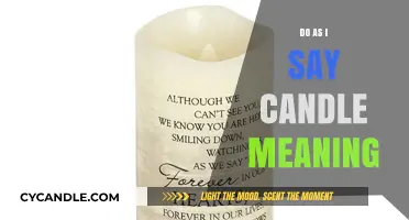 Do As I Say Candle: Unveiling Its Spiritual Meaning and Power