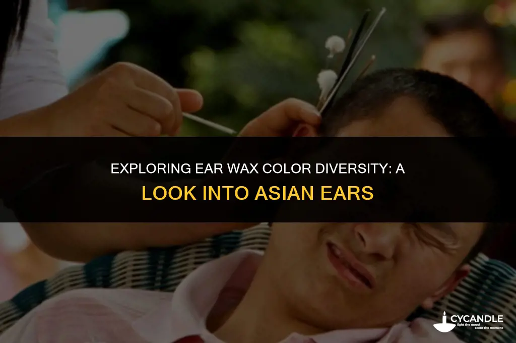 do asian have dark ear wax