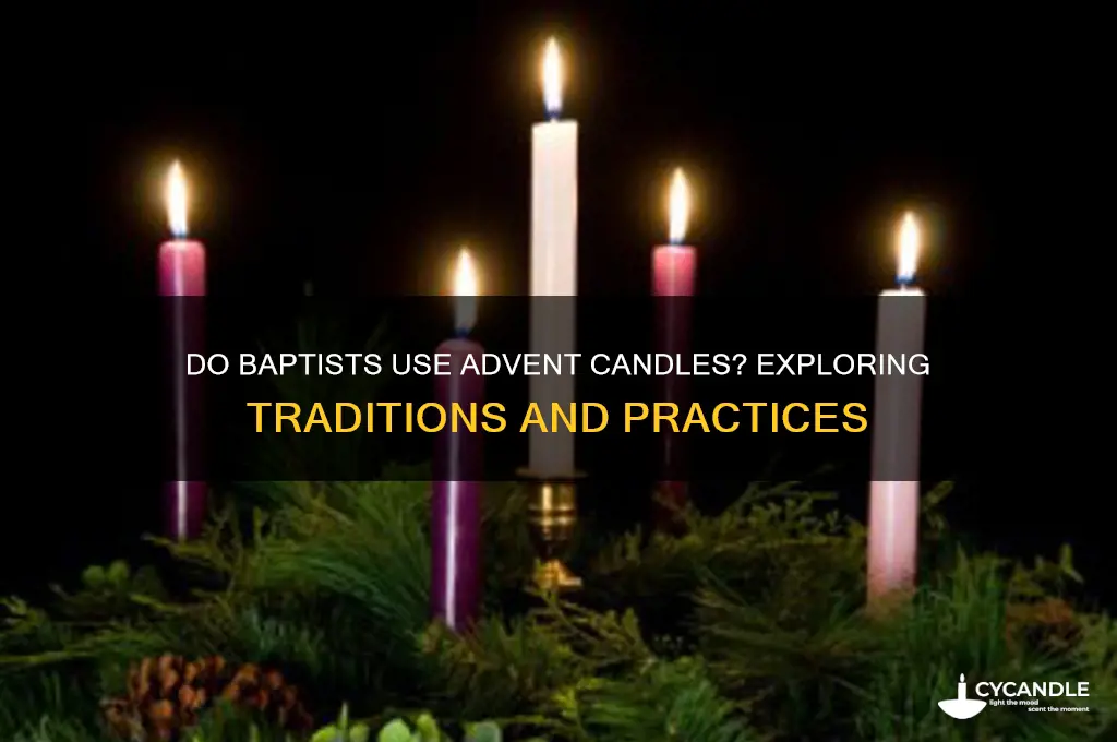 do baptists use advent candles