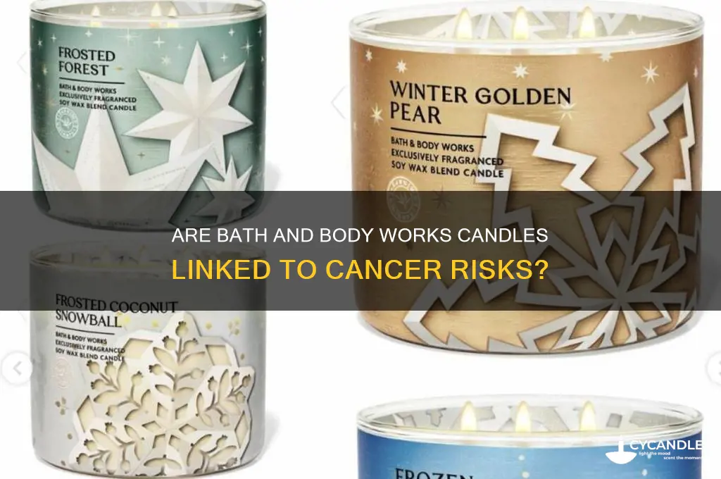 do bath and body works candles cause cancer
