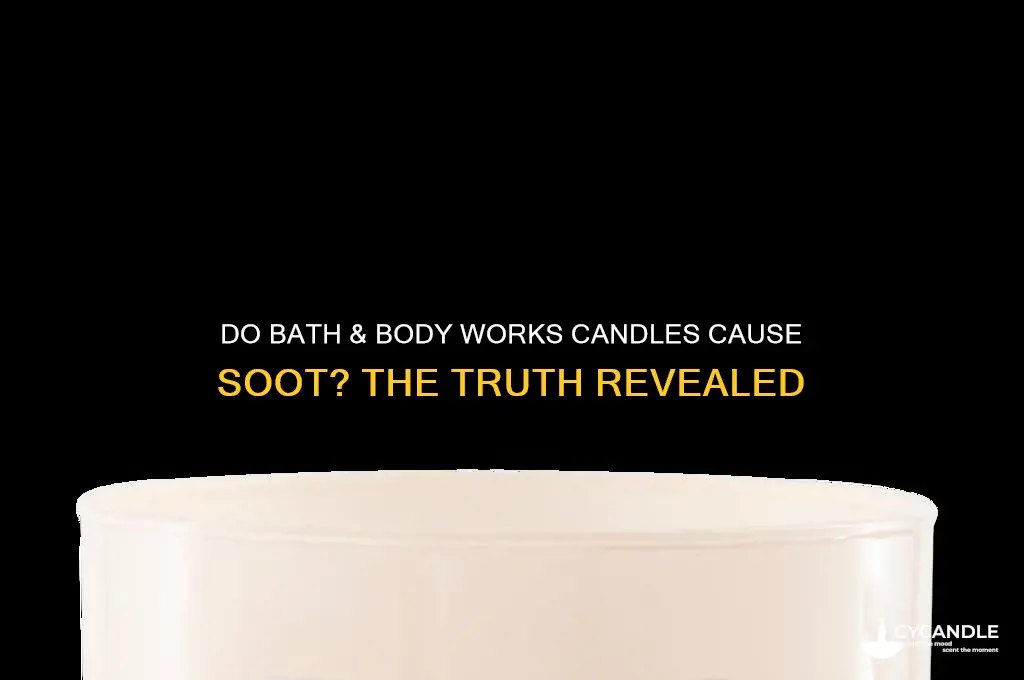 do bath and body works candles cause soot