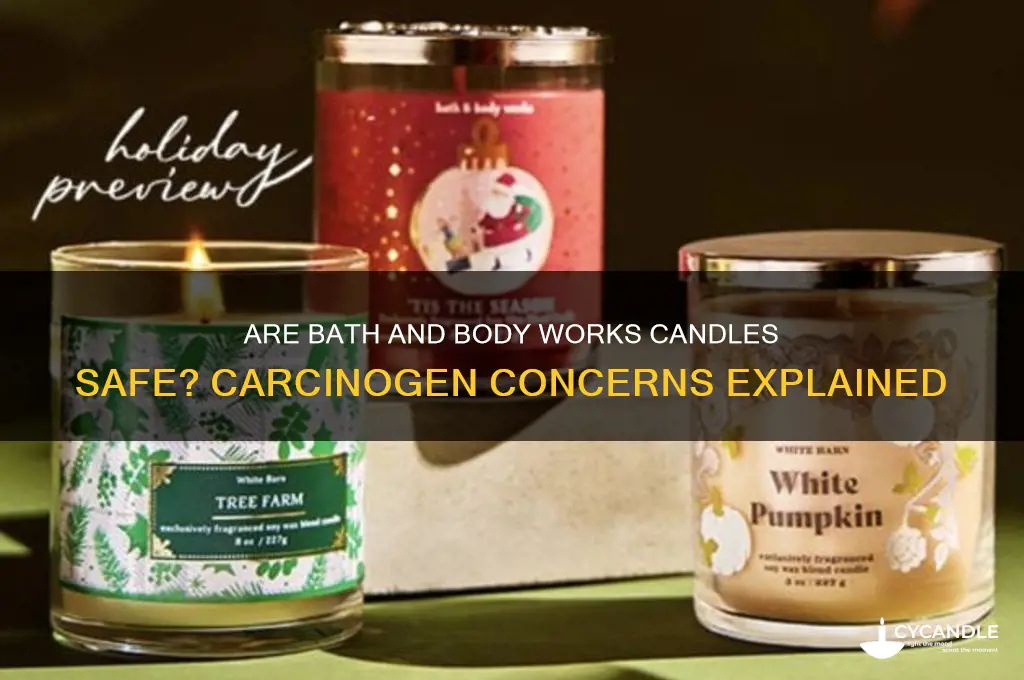 do bath and body works candles contain carcinogens