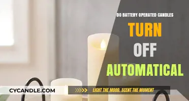 Battery-Operated Candles: Auto-Off Feature Explained